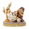 Disney Traditions - Lumiere, Mrs Potts, Cogsworth & Chip Figurine
