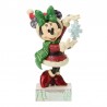 Disney Traditions - Minnie With Snowflake Figurine