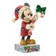 Disney Traditions - Mickey With Candy Cane Figurine