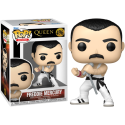 Funko Pop 496 Freddie Mercury (White Singlet), Queen