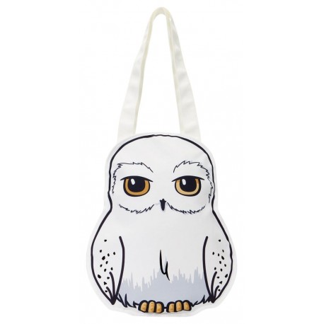 Loungefy Harry Potter - Hedwig Cosplay Oversize 18" Canvas Tote Bag
