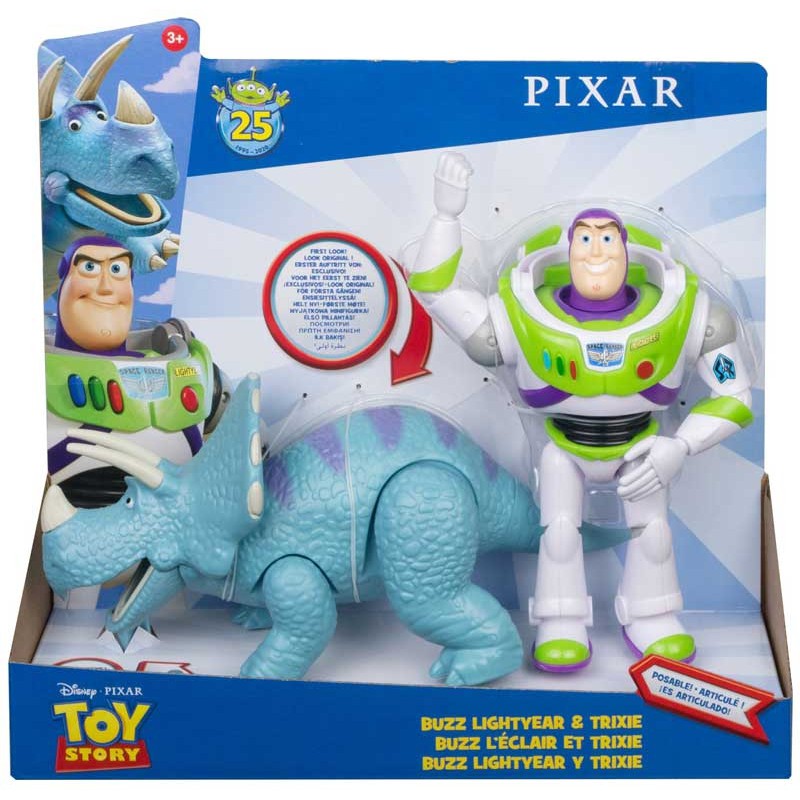 ideologie Lijm Overredend Disney Toy Story Buzz Lightyear & Trixie 2-pack Figure set - Wondertoys.nl