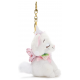 Disney Japan Marie Strawberry Bow Small Soft Toy Keyring, The Aristocats - 11cm