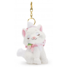Disney Japan Marie Strawberry Bow Knuffel Sleutelhanger, The Aristocats - 11cm