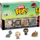 Jurassic Park - Ellie Sattler, Ian Malcolm, Triceratops & Brachiosaurus Bitty Pop! Vinyl Figure 4-Pack