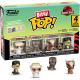 Jurassic Park - John Hammond, Tyrannosaurus Fossil, Stygimoloch & Velociraptor Bitty Pop! Vinyl Figure 4-Pack