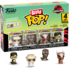 Jurassic Park - John Hammond, Tyrannosaurus Fossil, Stygimoloch & Velociraptor Bitty Pop! Vinyl Figure 4-Pack