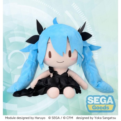 Hatsune Miku Project Diva Arcade Future Tone Fuwa Petit Plush Figure Hatsune Miku Deep Sea Girl L 30 cm