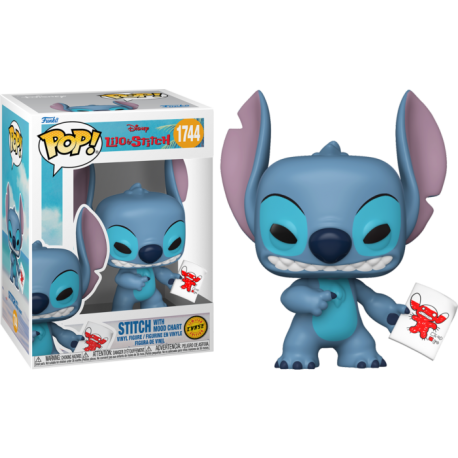 Funko Pop 1744 Stitch with Mood Chart (Chase), Lilo & Stitch