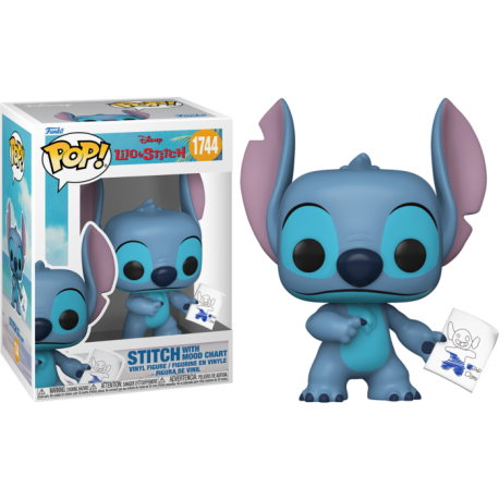 Funko Pop 1744 Stitch with Mood Chart, Lilo & Stitch