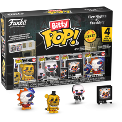 Five Nights at Freddy's - Withered Golden Freddy, Marionette, Lolbit and Sun & Moon Bitty Pop! Vinyl Figure 4-Pack