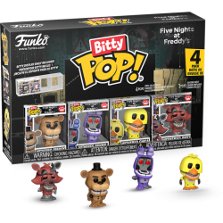 Five Nights at Freddy's - Withered Bonnie, Withered Freddy, Withered Chica & Withered Foxy Pop! Vinyl Figure 4-Pack