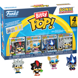 Sonic the Hedgehog - Shadow, Rouge, Neo Metal Sonic & Silver Bitty Pop! Vinyl Figure 4-Pack