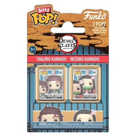 Demon Slayer: Kimetsu no Yaiba Bitty POP! Vinyl Figures 2-Pack Tanjiro & Nezuko 2 cm