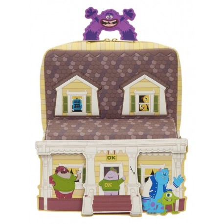 Loungefly Monsters University - Oozma Kappa House Figural 11" Faux Leather Mini Backpack