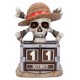 One Piece Perpetual Calendar Luffy Jolly Roger 16 cm