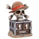 One Piece Perpetual Calendar Luffy Jolly Roger 16 cm