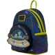 Loungefly Rick & Morty - Space Cruiser Glow-in-the-Dark 10" Faux Leather Mini Backpack