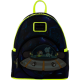 Loungefly Rick & Morty - Space Cruiser Glow-in-the-Dark 10" Faux Leather Mini Backpack
