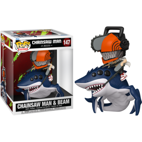 Funko Pop 147 Chainsaw Man & Beam, Chainsaw Man
