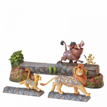 Disney Traditions - Carefree Camaraderie (Simba, Timon and Pumbaa Figurine)