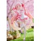 Hatsune Miku PVC Statue Newley Written Sakura Miku Japanese Cafe Ver. Reissue 18 cm