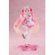 Hatsune Miku PVC Statue Newley Written Sakura Miku Japanese Cafe Ver. Reissue 18 cm