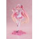 Hatsune Miku PVC Statue Newley Written Sakura Miku Japanese Cafe Ver. Reissue 18 cm
