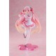 Hatsune Miku PVC Statue Newley Written Sakura Miku Japanese Cafe Ver. Reissue 18 cm