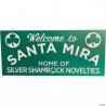 Halloween 3 - Season Of The Witch - Welcome To Santa Mira Sign