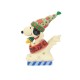 Jim Shore - Snoopy Woodstock Dog Bowl Sled Fig