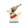 Jim Shore - Snoopy Woodstock Dog Bowl Sled Fig