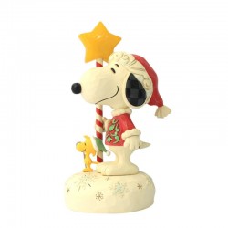 Jim Shore - Snoopy With Light Up Star Staff