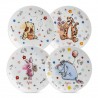 Disney Home - Winnie Dessert Plate (Set of 4), Winnie The Pooh