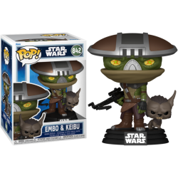 Funko Pop 842 Embo & Keibu, Star Wars: The Mandalorian & Grogu
