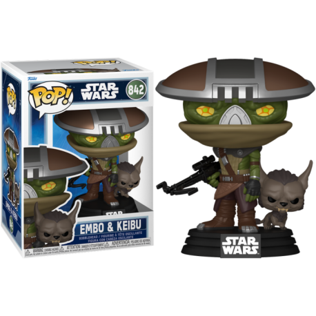 Funko Pop 842 Embo & Keibu, Star Wars: The Mandalorian & Grogu