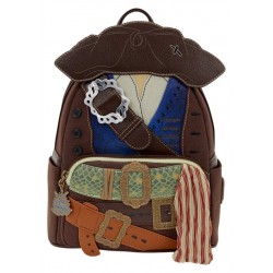 Loungefly Pirates of the Caribbean - Jack Sparrow Cosplay 10" Faux Leather Mini Backpack
