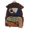 Loungefly Pirates of the Caribbean - Jack Sparrow Cosplay 10" Faux Leather Mini Backpack