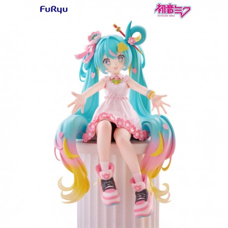 Hatsune Miku Noodle Stopper PVC Statue Hatsune Miku 10th Anniversary 14 cm