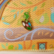 Loungefly Tangled - Rapunzel Painting Glow-in-the-Dark Pin Trader 10" Faux Leather Mini Backpack