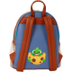 Loungefly Tangled - Rapunzel Painting Glow-in-the-Dark Pin Trader 10" Faux Leather Mini Backpack