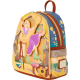 Loungefly Tangled - Rapunzel Painting Glow-in-the-Dark Pin Trader 10" Faux Leather Mini Backpack