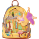 Loungefly Tangled - Rapunzel Painting Glow-in-the-Dark Pin Trader 10" Faux Leather Mini Backpack