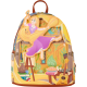 Loungefly Tangled - Rapunzel Painting Glow-in-the-Dark Pin Trader 10" Faux Leather Mini Backpack