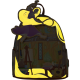 Loungefly Tangled - Rapunzel Painting Glow-in-the-Dark Pin Trader 10" Faux Leather Mini Backpack