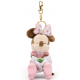 Disney Japan Minnie Mouse Strawberry Small Soft Toy Keyring - 11cm
