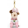 Disney Japan Minnie Mouse Strawberry Small Soft Toy Keyring - 11cm