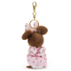 Disney Japan Minnie Mouse Strawberry Small Soft Toy Keyring - 11cm