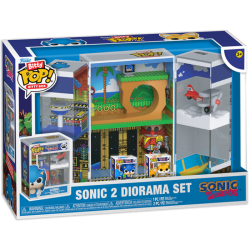 Sonic the Hedgehog - Sonic 2 Diorama Bitty Pop! Vinyl Figure Playset