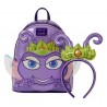 Loungefly A Bug's Life - Princess Atta Cosplay 10" Faux Leather Mini Backpack with Headband